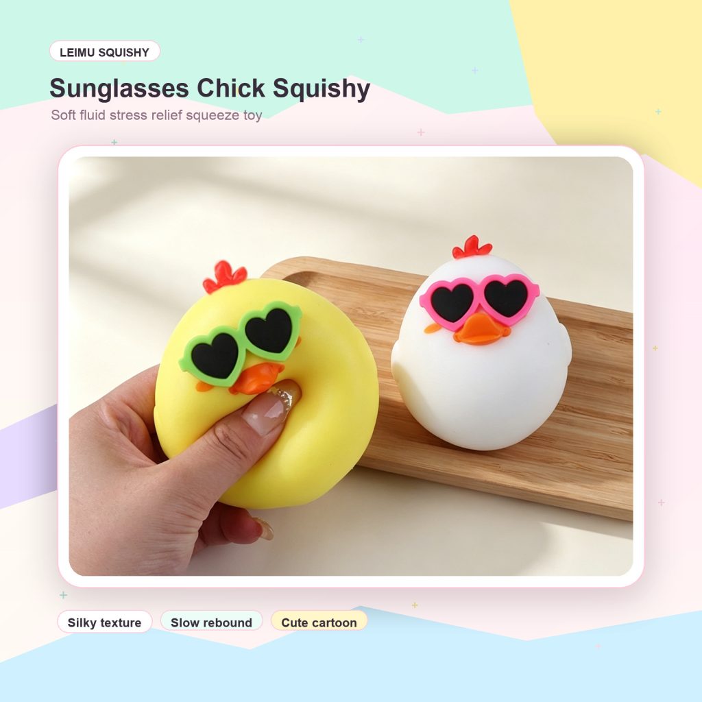 Sunglasses Chick Fluid Squishy Stress Relief Toy product image