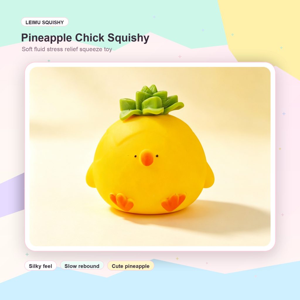 Pineapple Chick Fluid Squishy Stress Relief Toy product image