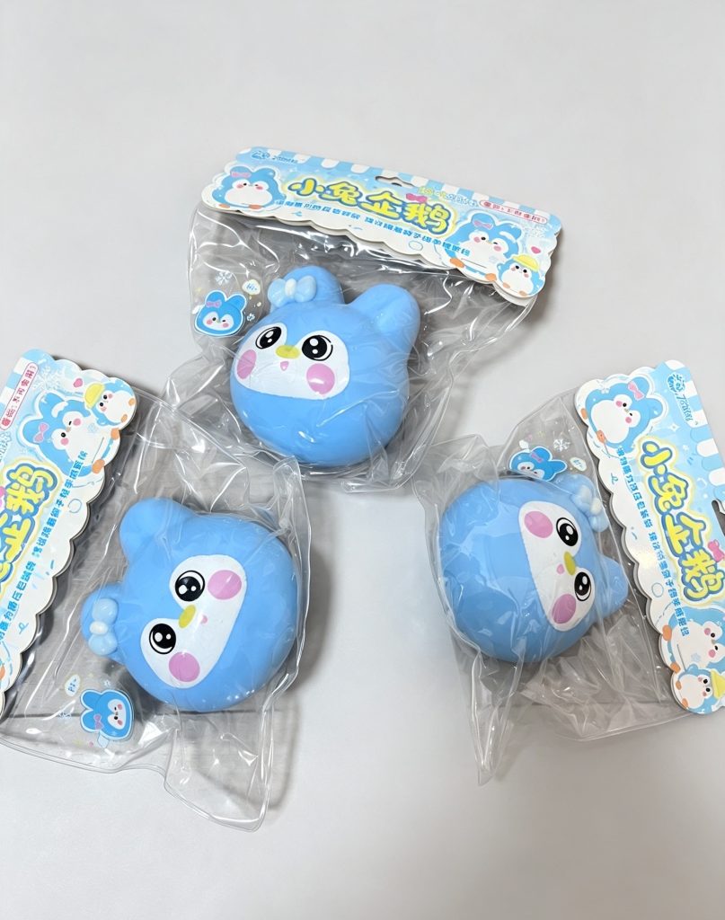 Bunny Penguin Squishy Toy, Sticky Fluid Stress Relief Squeeze Toy product image