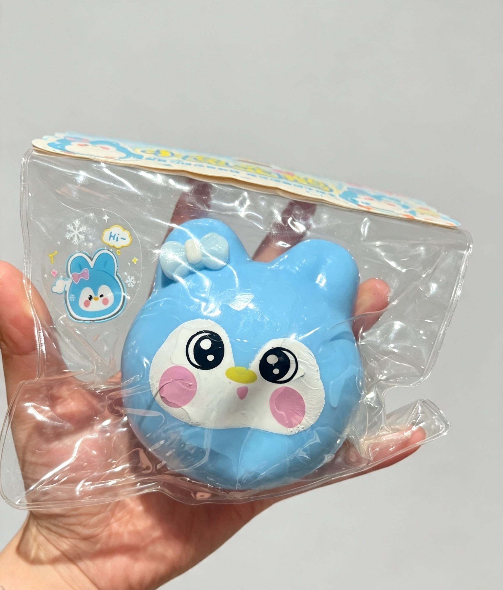 Bunny Penguin Squishy Toy, Sticky Fluid Stress Relief Squeeze Toy - Image 2