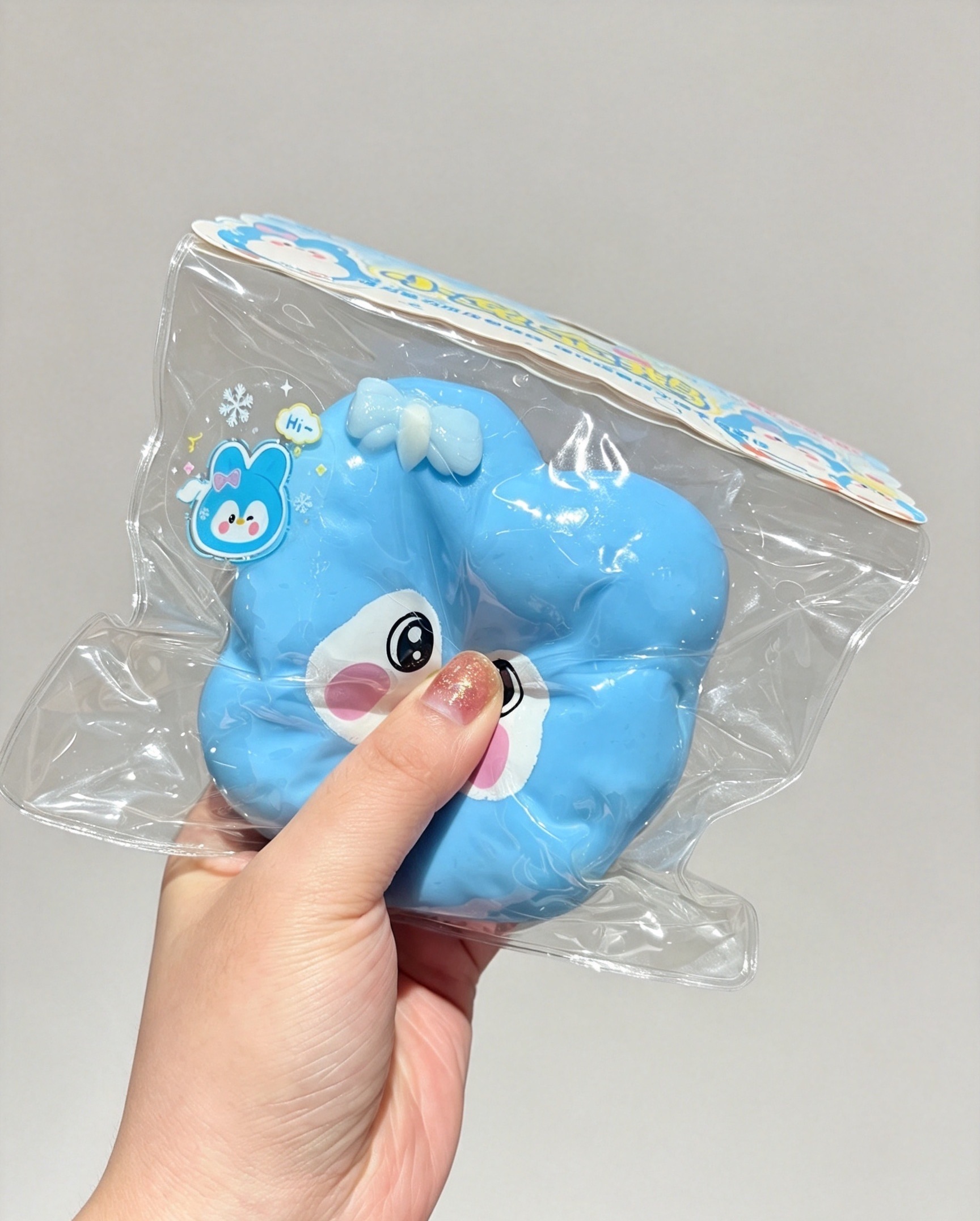 Bunny Penguin Squishy Toy, Sticky Fluid Stress Relief Squeeze Toy - Image 4