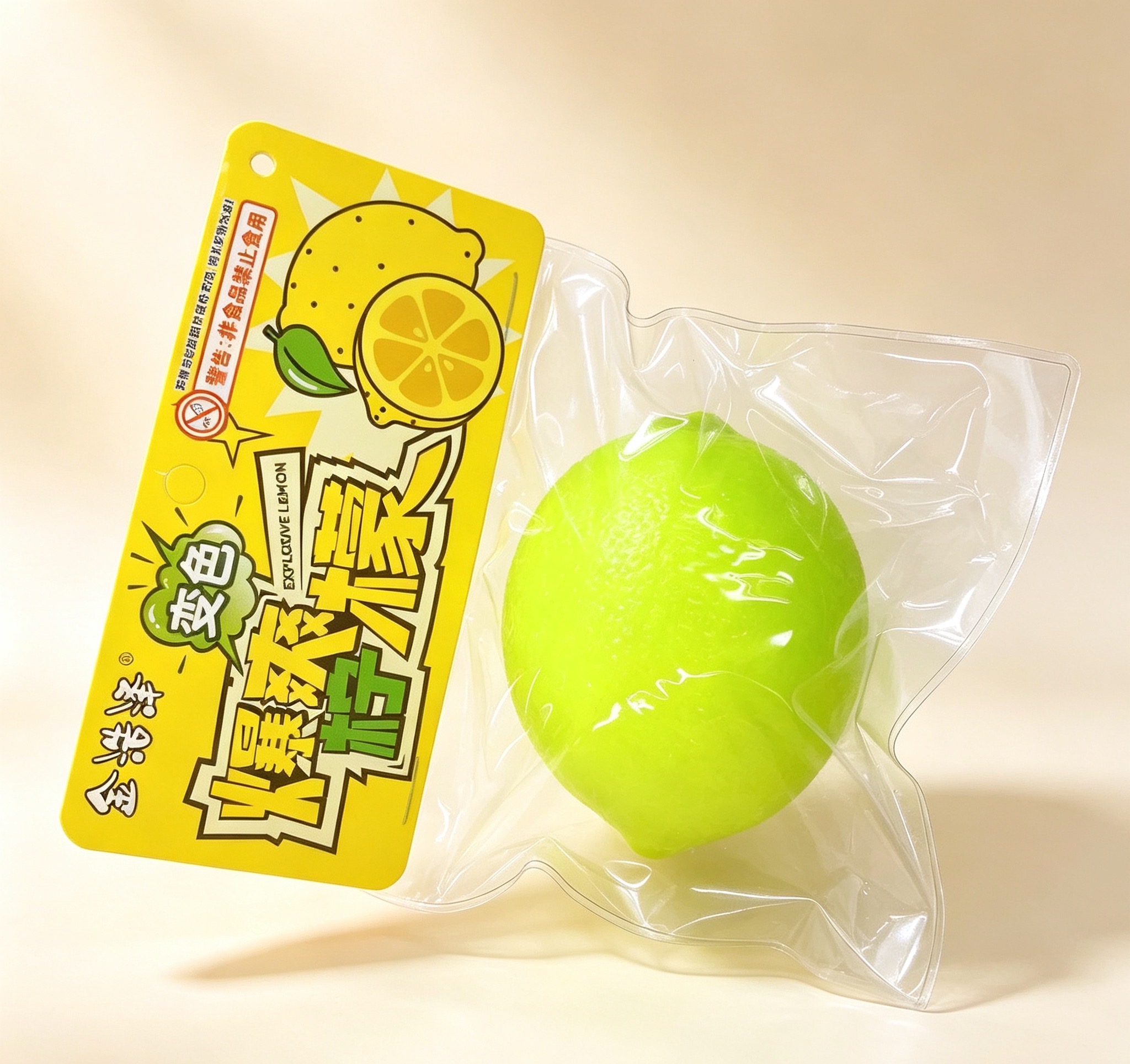 Color Changing Lemon Squishy Stress Relief Toy - Image 5