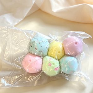Macaron Crunchy Squishy Ball Set, ASMR Crisp Sounds, 6 Balls with Distinct Unique Textures